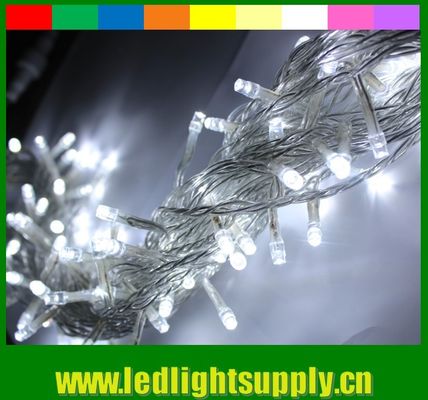 ضوء عيد الميلاد 12 فولت أبيض LED 100 مصباح 10m / مجموعة داخلية وخارجية