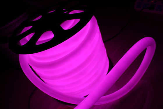 220 فولت أرجواني 360 درجة مستديرة 100 leds/m led neon flex light للمباني
