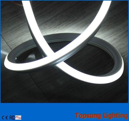 ضوء النيون المرن الأبيض المربع 120 leds/m أنبوب PVC 110v LED للمبنى الخارجي