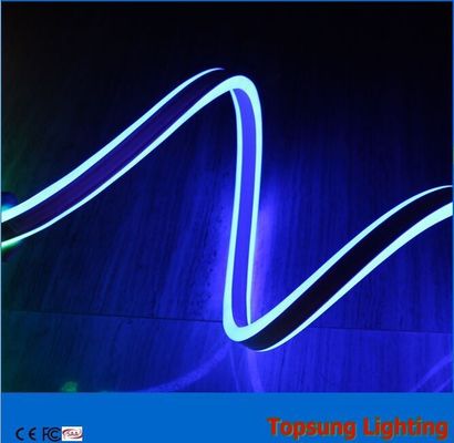 أعلى عرض 24 فولت الأزرق ذات الجانبين النيونية الضوء المرن للزخرفة