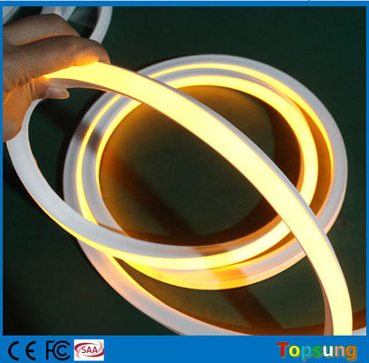 مضاد للأشعة فوق البنفسجية بيضاء حليبية PVC صفراء LED Neon Flex Light للزخرفة