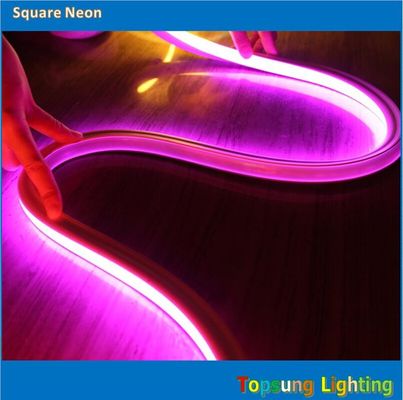 2016 جديد مربع وردي 12v 16*16m LED نيون الضوء المرن للغرفة