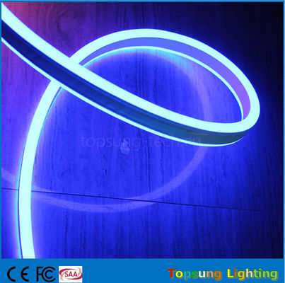 12 فولت مزدوج الجانب الأزرق LED نيون الضوء المرن للخارج مع تصميم جديد