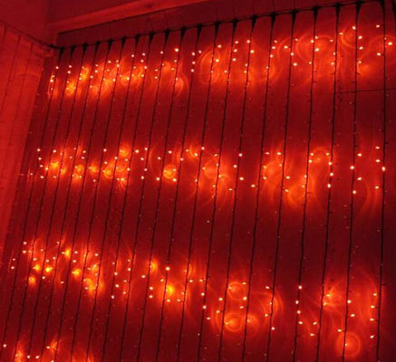 مبيعات ساخنة 240 فولت الخيالية في الهواء الطلق أضواء عيد الميلاد شلال للمباني