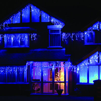 أفضل مصابيح عيد الميلاد مبيعة مضاءة للماء مصابيح الثلج الشمسية للمباني