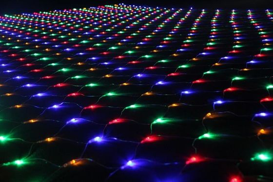 2016 مصممة جديدة 240 فولت أضواء عيد الميلاد أدى الأوتار أضواء شبكة الزخرفية للمباني