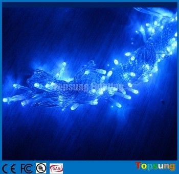مبيعات ساخنة 220 فولت زرقاء 100 مدعومة أضواء عيد الميلاد لامعة 10m