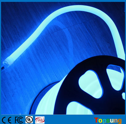 IP67 110 فولت dmx أدى حبل النيون 16mm 360 درجة الضوء المرن المستدير الأزرق