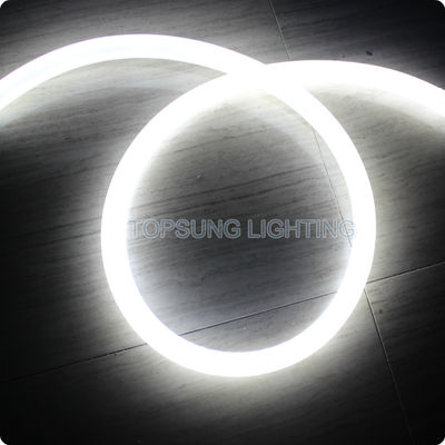 360 درجة مستديرة LED النيون فليكس 16 ملم مصغرة حبل ضوء 12 فولت لون أبيض النيون فليكس حبل شريط