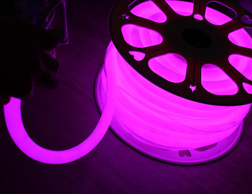 16 ملم 360 درجة LED النيون مرنة الإضاءة الديكور DC12V النيون الوردي ضوء IP67