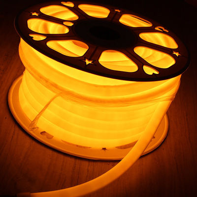 DC12V ضوء نيون أنبوب PVC رقيق مستدير 16mm 360 درجة برتقالية LED نيون flex SMD2835