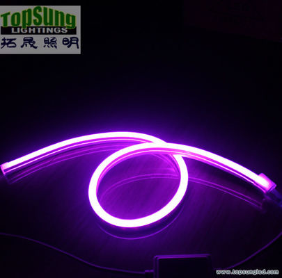 ضوء النيون المصباح ذو الحجم المصغّر RGB LED neon flex 10*18mm full color changing neon light 110V SMD5050
