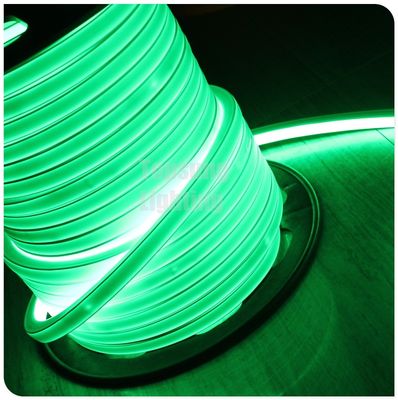 ضوء الحبل المسطح المربع 16x16mm 120SMD / M ضوء الزخرفة الخارجي الأخضر