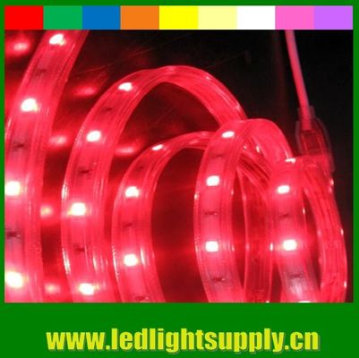 AC 220V SMD5050 LED شريط النيون الزخرفي الضوء الأحمر