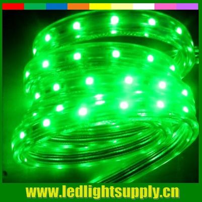 ضوء عالي SMD5050 220V مقاوم للماء IP65 LED النيون الشريط المرن الأخضر