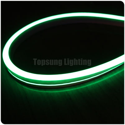 220v 2835 120 LED أنبوب النيون 11x19mm اللون الأخضر ضئيل LED النيون المرن السطح الخارجي المسطح