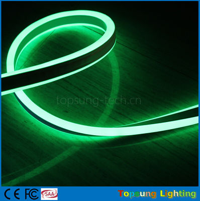 ضوء النيون المرن الخضراء عالية الجهد 120 فولت LED ضوء ثنائي الجانبين 8.5 * 17mm ضوء