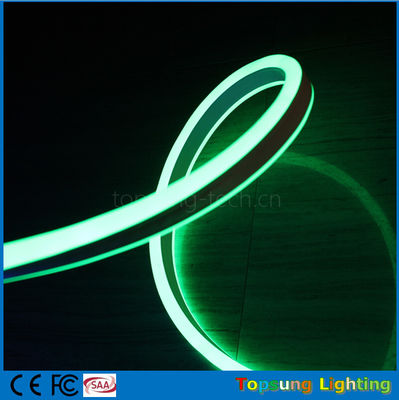 ضوء النيون المرن الخضراء عالية الجهد 120 فولت LED ضوء ثنائي الجانبين 8.5 * 17mm ضوء