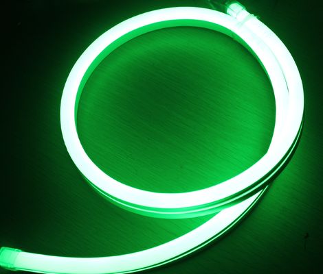 الجودة 11x18ملم SMD2835 فائق الوضوح LED Flex Neons الحبل الخضراء الخفيفة 12 فولت الجاكيت اللون PVC