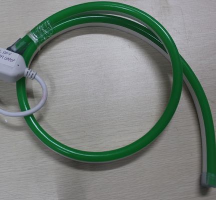 الجودة 11x18ملم SMD2835 فائق الوضوح LED Flex Neons الحبل الخضراء الخفيفة 12 فولت الجاكيت اللون PVC