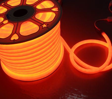 24 فولت برتقالية LED النيون المرن أنبوب ناعم 360 LED النيون المرن شريط عازل المياه الحبل الخارجي 2835 smd