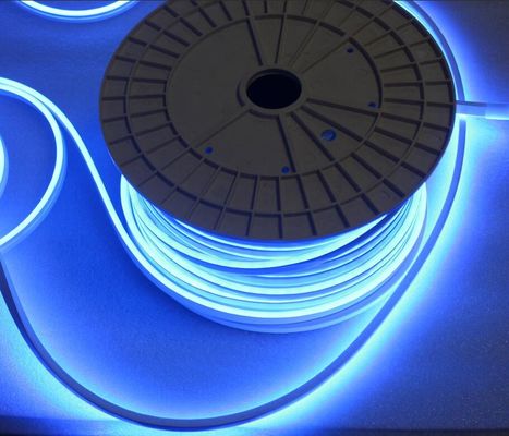 6x12mm حجم مصغر الأزرق LED Neon Flex LED مرنة نايون شريط الضوء للإعلان