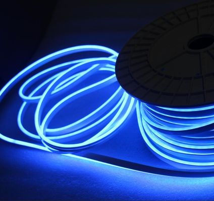 مصابيح النيون الزرقاء ذات 24 فولت النيون الزرقاء النيون المتحركة 6 ملم مصابيح النيون المجهرية 5 سم قطع