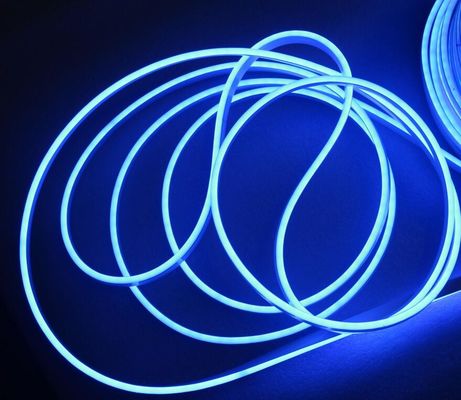مصابيح النيون الزرقاء ذات 24 فولت النيون الزرقاء النيون المتحركة 6 ملم مصابيح النيون المجهرية 5 سم قطع