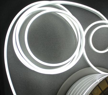 ضوء النيون الأبيض البارد 12 فولت سيليكون نيون ضوء شريط ميني 6 مم SMD LED نيون flex