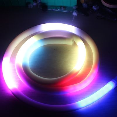مضاد للماء IP68 SMD5050 متعدد الألوان PVC الرقمي RGB النيون 12v Pixel Chasing LED النيون flex