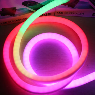 20م مقبلة جداً Dmx LED Neon flex RGB 360 درجة مطاردة أنبوب النيون 18ملم