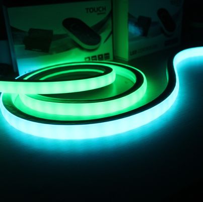 برامجية بيع الجملة مقاومة للماء Topview RGB مربع LED Neon Flex 17x17mm أضواء النيون