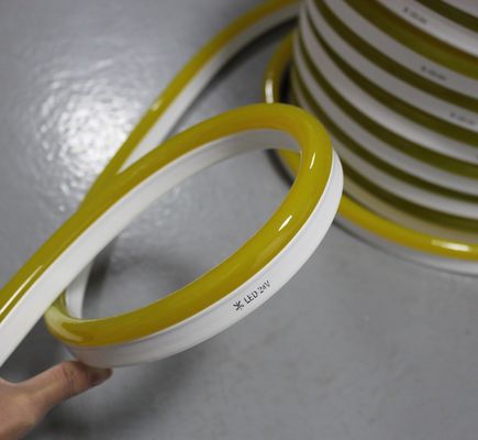 الترويج القياسية اللون أفضل LED النيون المرنة السعر الاصفر الملونة سترة شرائط النيون PVC