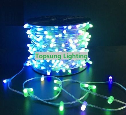 12 فولت طاقة منخفضة LED ضوء مقطع متعدد الألوان 100m / رول أطول أضواء عيد الميلاد أدى 100m سلسلة أضواء