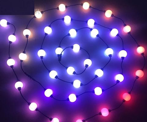 10 أقدام الأضواء عيد الميلاد الديكور LED كرة نور عيد الميلاد 3D 50mm Dmx