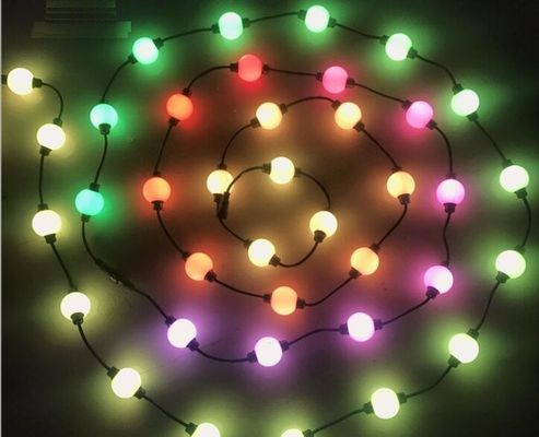 10 أقدام الأضواء عيد الميلاد الديكور LED كرة نور عيد الميلاد 3D 50mm Dmx