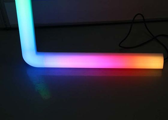 RGB LED خطي باتن غليد جدار موسيقى مزامنة ديكور المنزل لغرفة المعيشة